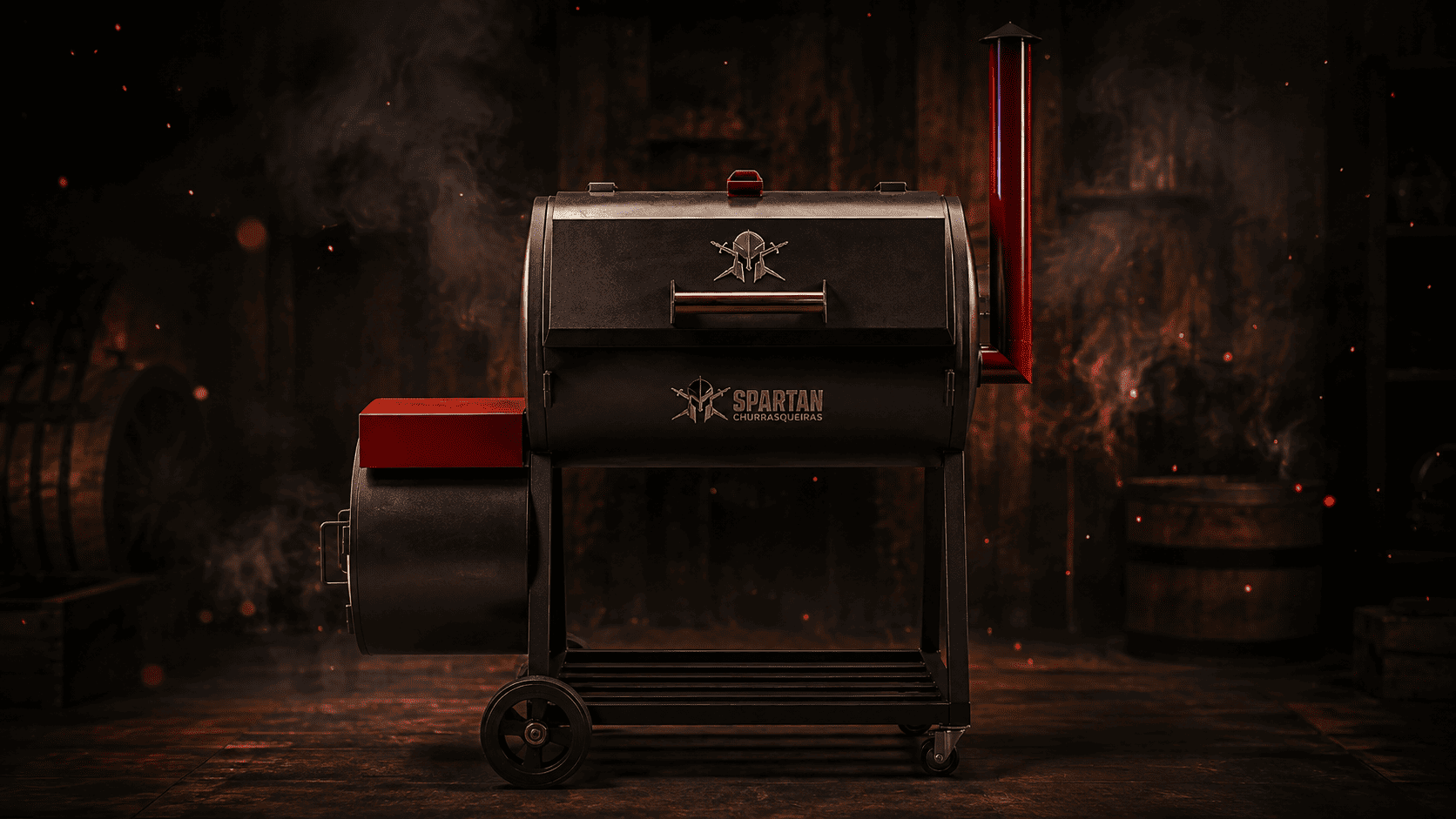 Churrasqueira Spartan em ambiente gourmet